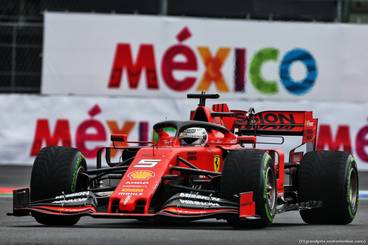 GP MESSICO, Sebastian Vettel (GER) Ferrari SF90.
25.10.2019.