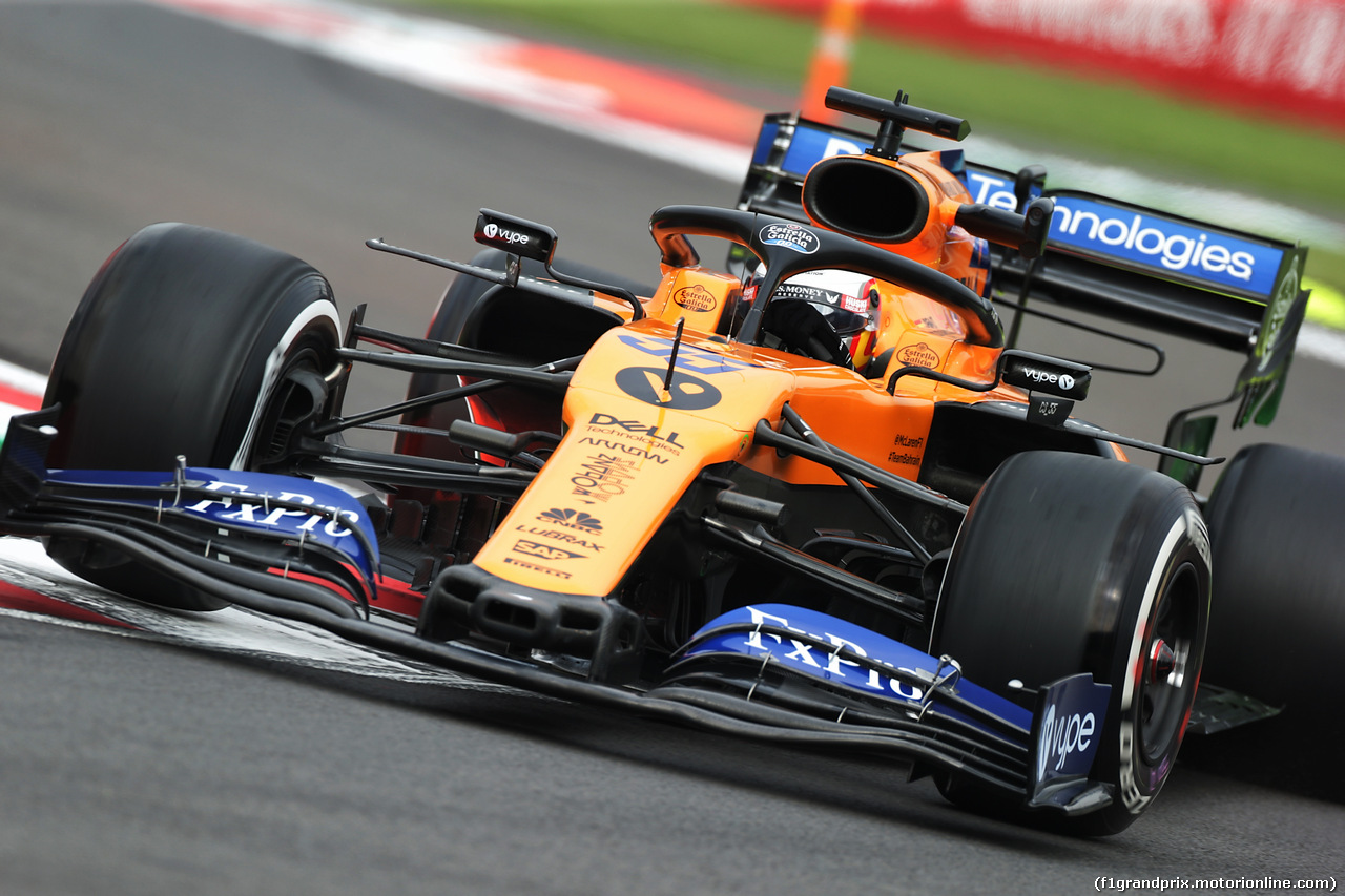 GP MESSICO, Carlos Sainz Jr (ESP) McLaren MCL34.
25.10.2019.