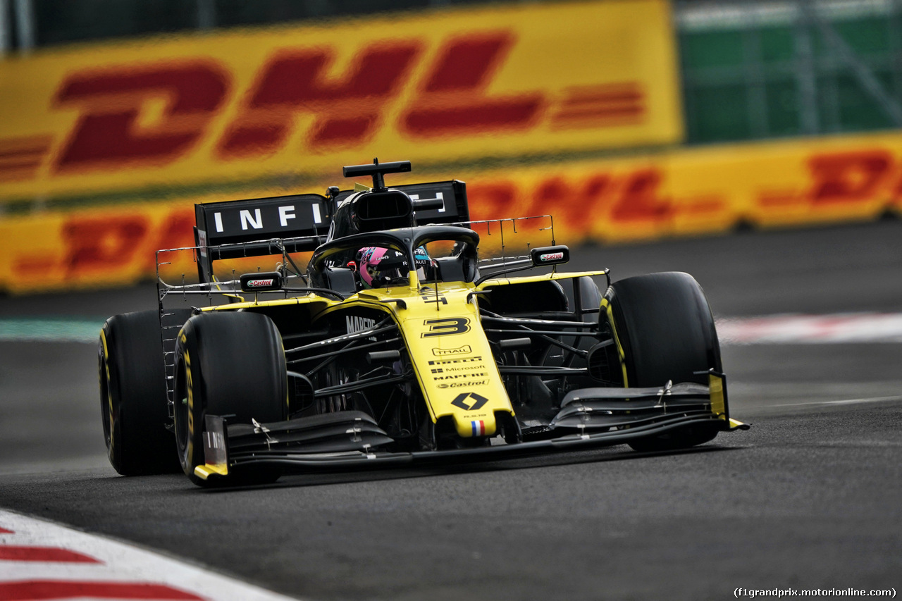 GP MESSICO, Daniel Ricciardo (AUS) Renault F1 Team RS19.                               
25.10.2019.