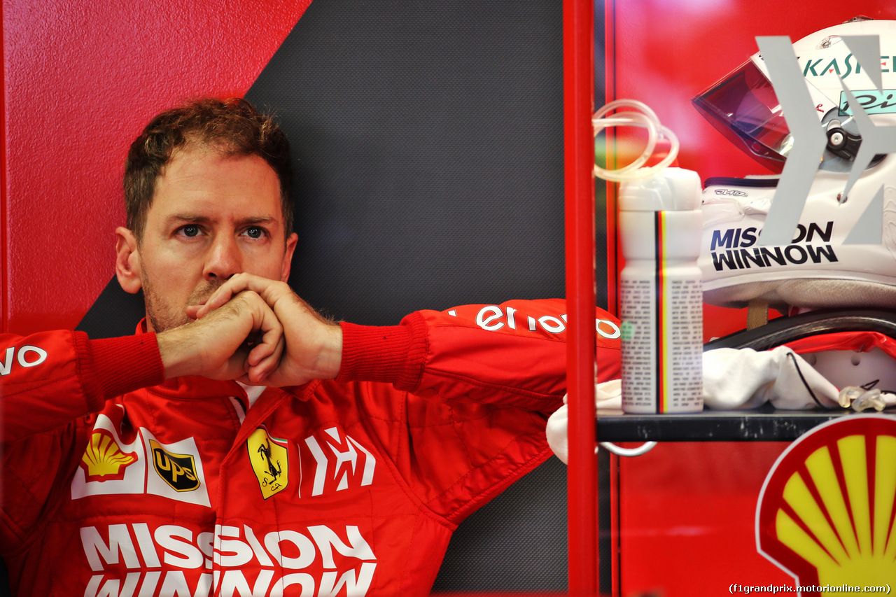 GP MESSICO, Sebastian Vettel (GER) Ferrari.
25.10.2019.