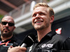 GP MESSICO, Kevin Magnussen (DEN) Haas F1 Team with the media.                               
24.10.2019.