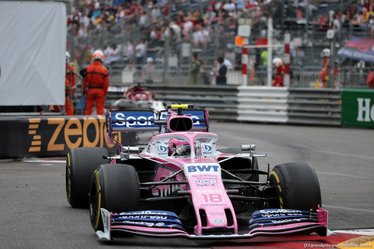 GP MONACO, 26.05.2019 - Gara, Lance Stroll (CDN) Racing Point F1 Team RP19