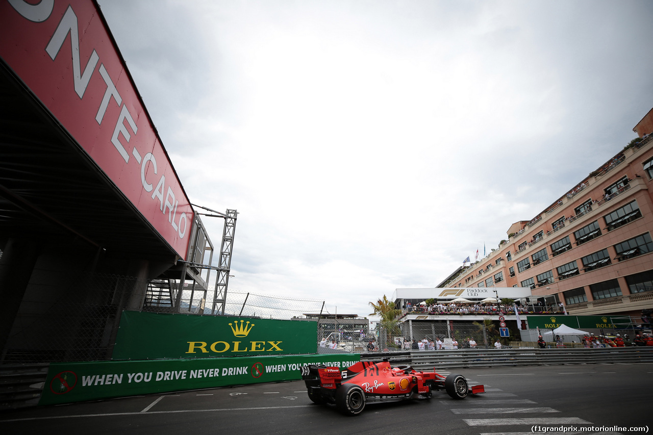 GP MONACO, 26.05.2019 - Gara, Sebastian Vettel (GER) Ferrari SF90