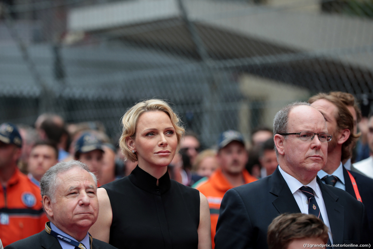 GP MONACO, 26.05.2019 - Gara, Jean Todt (FRA), President FIA, S.A.S La Princesse Charlene De Monaco e HSH Prince Albert II of Monaco