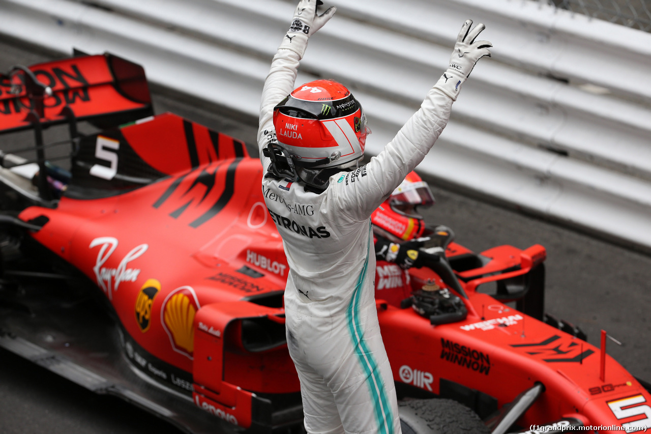 GP MONACO, 26.05.2019 - Gara, Lewis Hamilton (GBR) Mercedes AMG F1 W10 vincitore