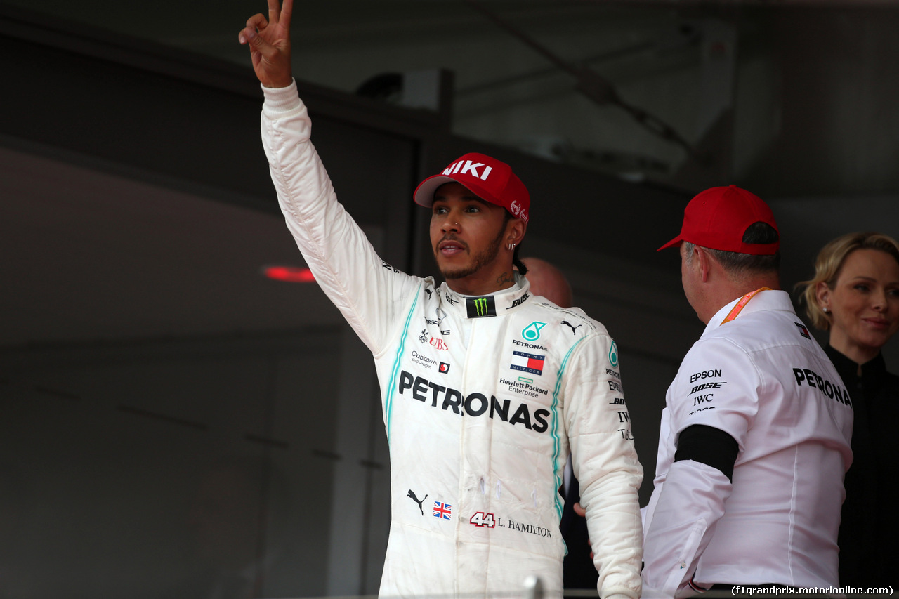 GP MONACO, 26.05.2019 - Gara, Lewis Hamilton (GBR) Mercedes AMG F1 W10 vincitore