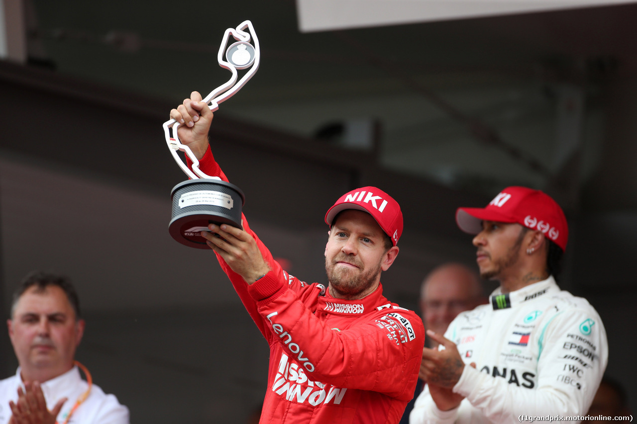 GP MONACO, 26.05.2019 - Gara, 2nd place Sebastian Vettel (GER) Ferrari SF90