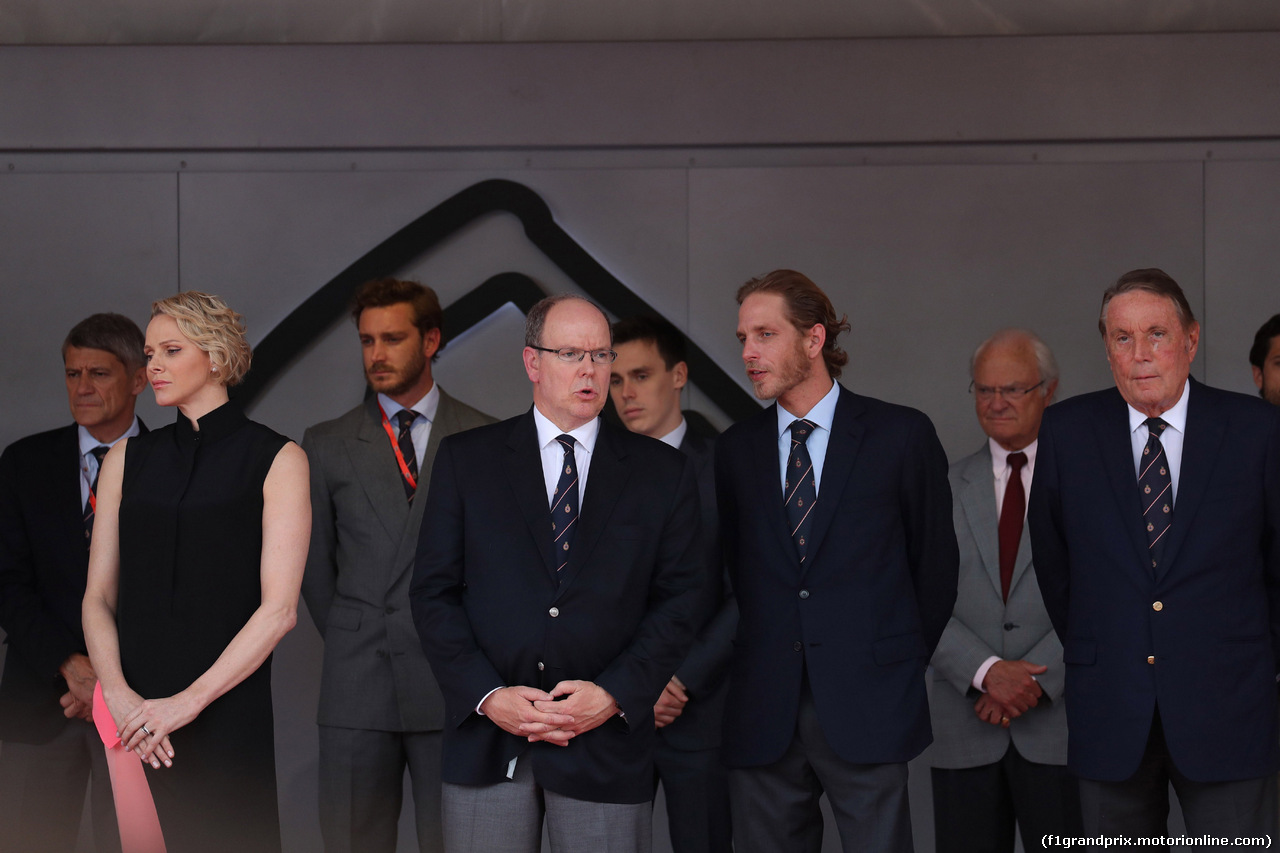 GP MONACO, 26.05.2019 - Gara, S.A.S La Princesse Charlene De Monaco, HSH Prince Albert II of Monaco e Andrea Casiraghi