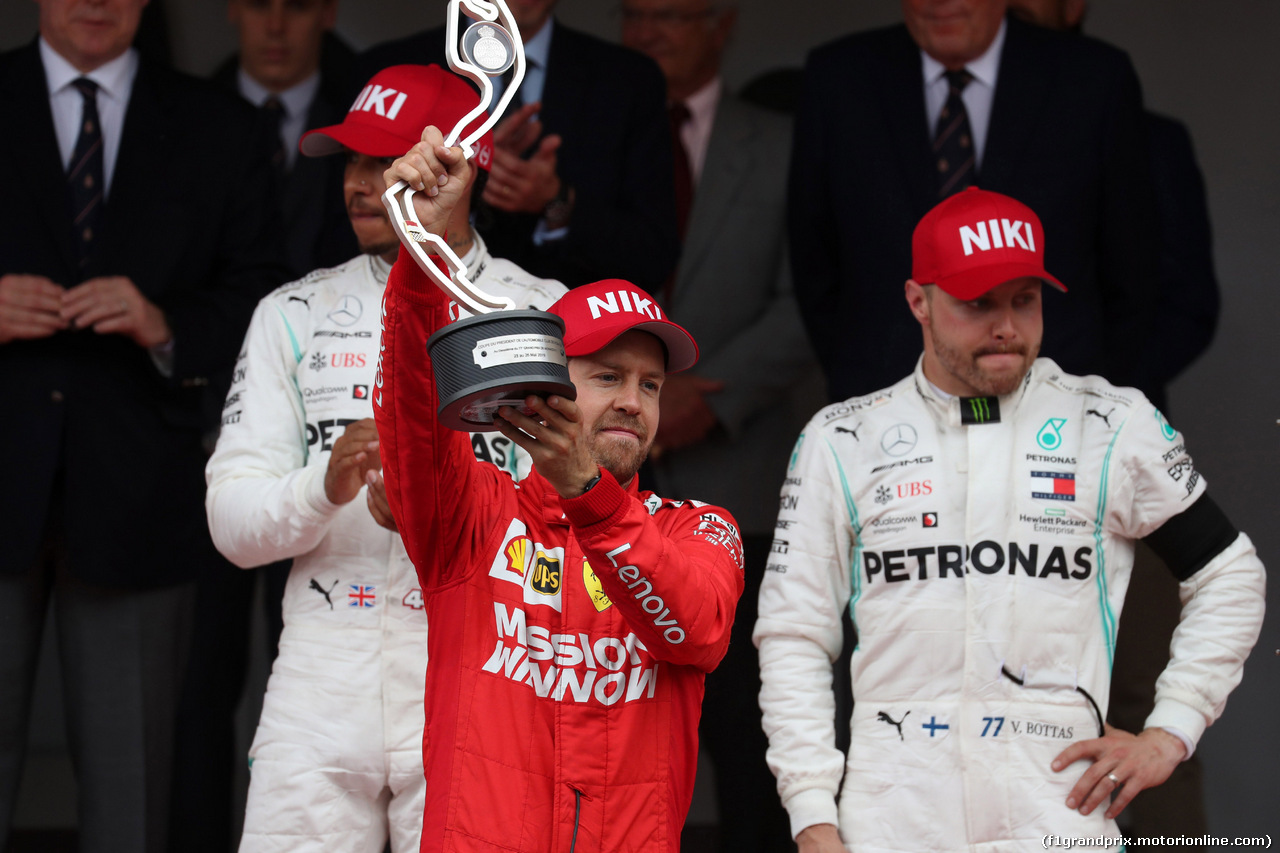 GP MONACO, 26.05.2019 - Gara, 2nd place Sebastian Vettel (GER) Ferrari SF90
