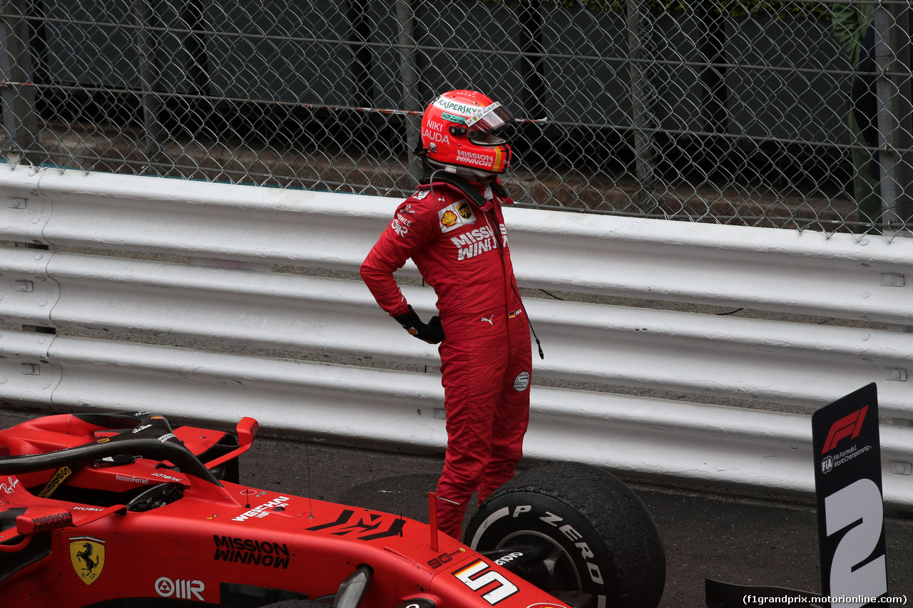 GP MONACO, 26.05.2019 - Gara, 2nd place Sebastian Vettel (GER) Ferrari SF90W010