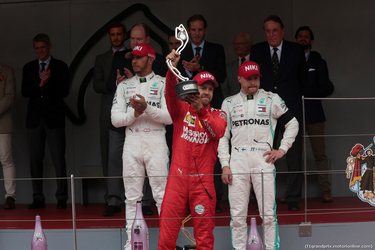 GP MONACO, 26.05.2019 - Gara, 2nd place Sebastian Vettel (GER) Ferrari SF90W010