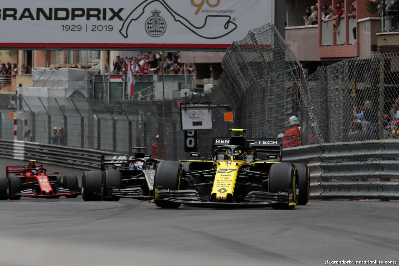 GP MONACO, 26.05.2019 - Gara, Nico Hulkenberg (GER) Renault Sport F1 Team RS19