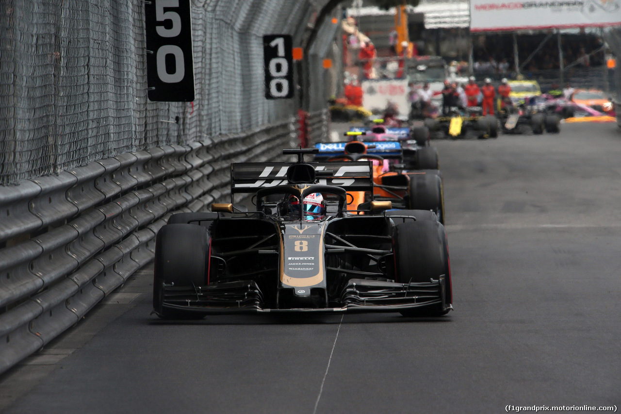 GP MONACO, 26.05.2019 - Gara, Romain Grosjean (FRA) Haas F1 Team VF-19