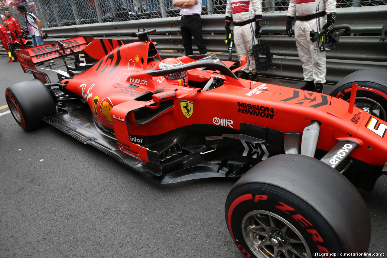 GP MONACO, 26.05.2019 - Gara, Sebastian Vettel (GER) Ferrari SF90