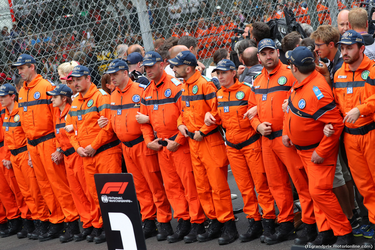 GP MONACO, 26.05.2019 - Gara, Marshalls