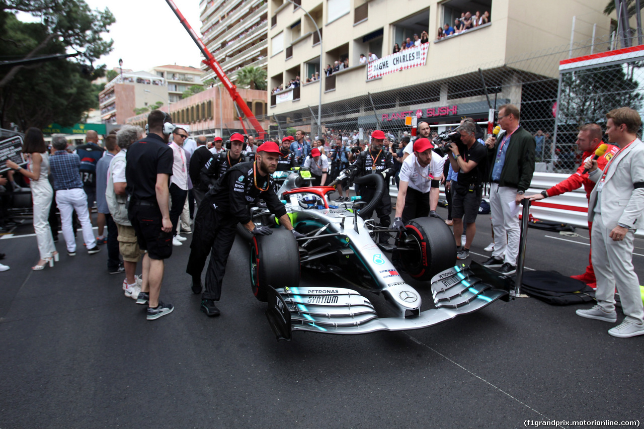 GP MONACO, 26.05.2019 - Gara, Valtteri Bottas (FIN) Mercedes AMG F1 W010