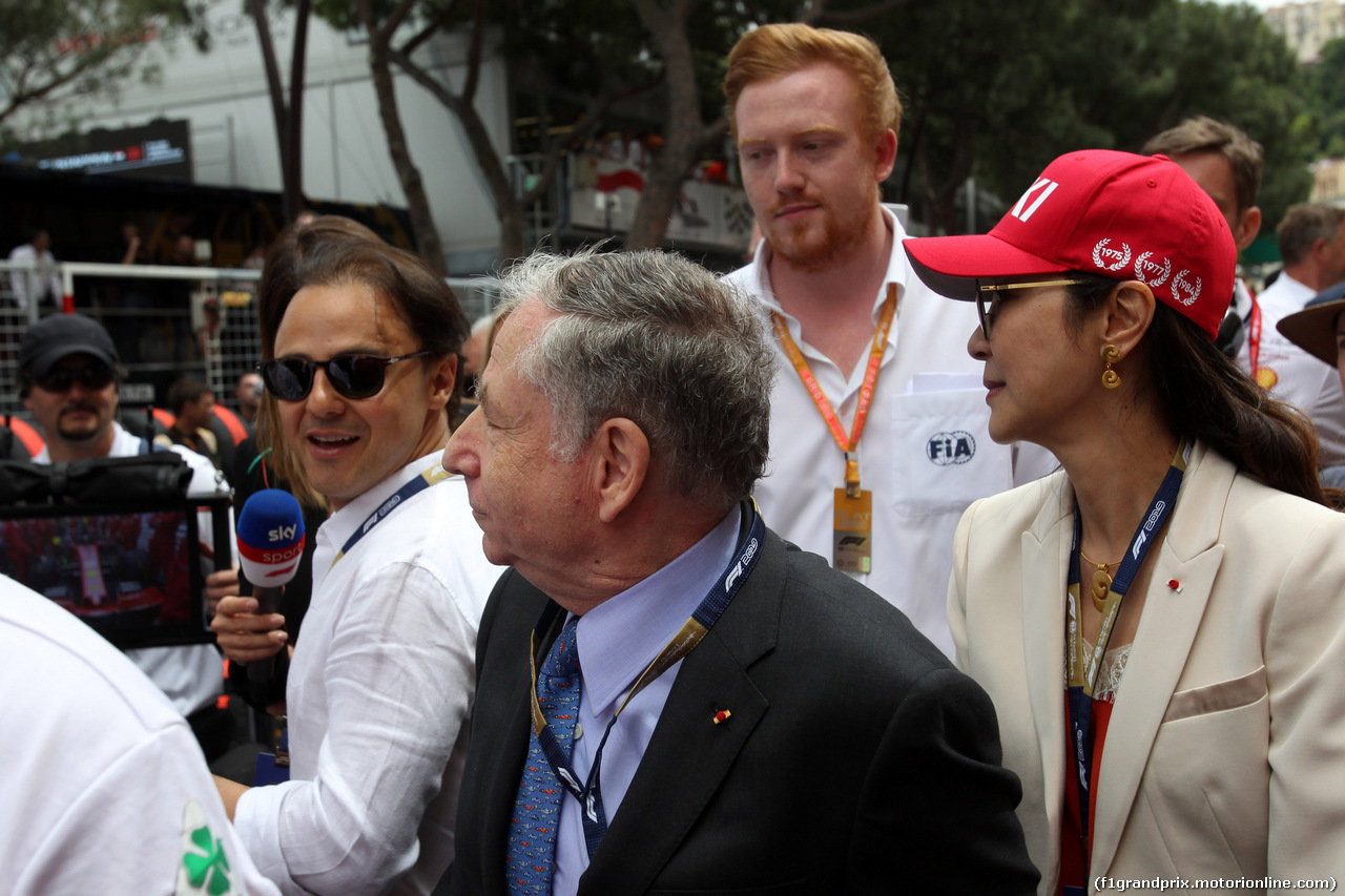 GP MONACO, 26.05.2019 - Gara, Felipe Massa (BRA) e Jean Todt (FRA), President FIA