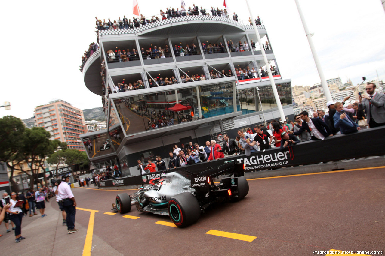 GP MONACO, 26.05.2019 - Gara, Lewis Hamilton (GBR) Mercedes AMG F1 W10