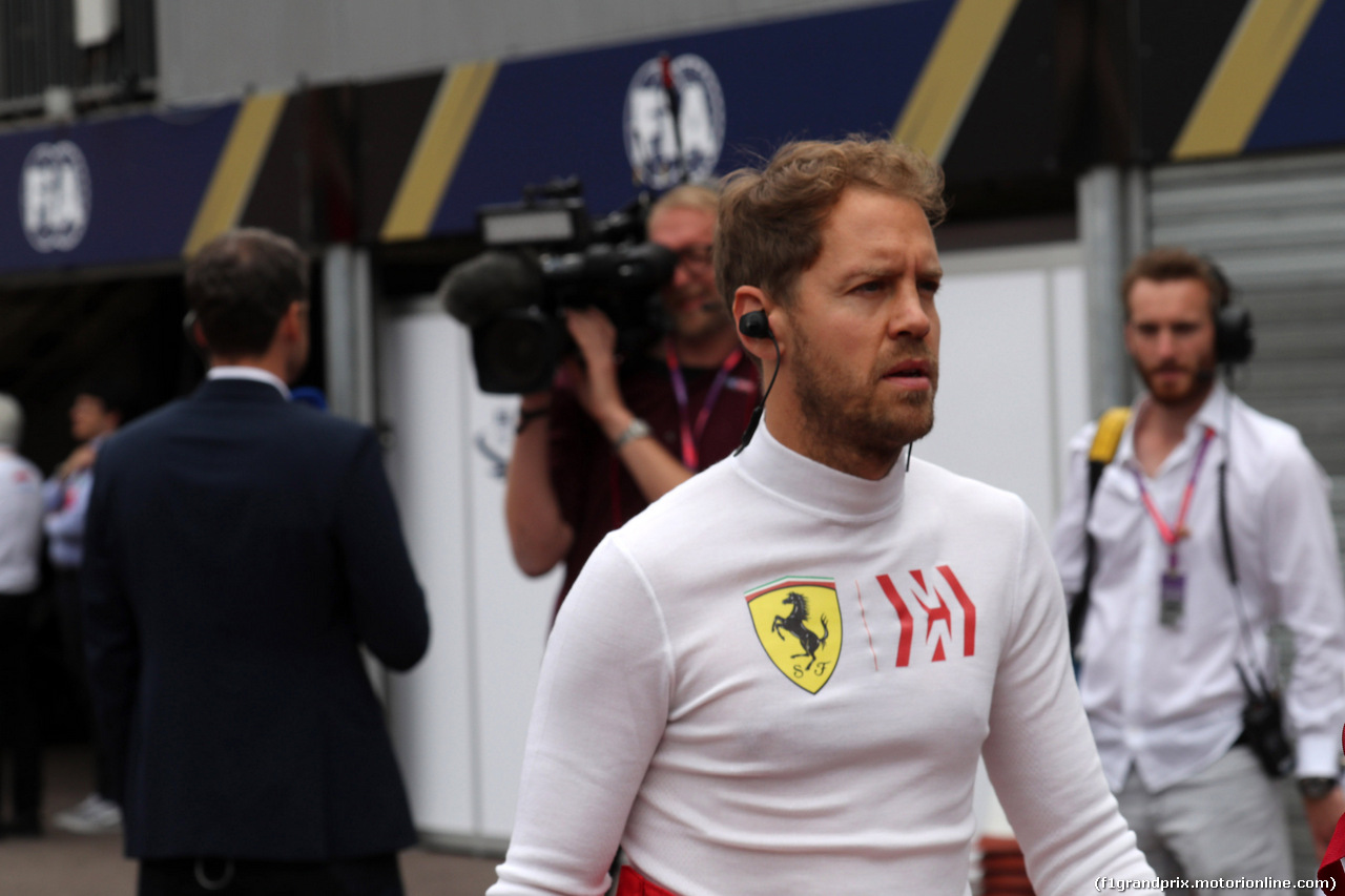 GP MONACO, 26.05.2019 - Gara, Sebastian Vettel (GER) Ferrari SF90