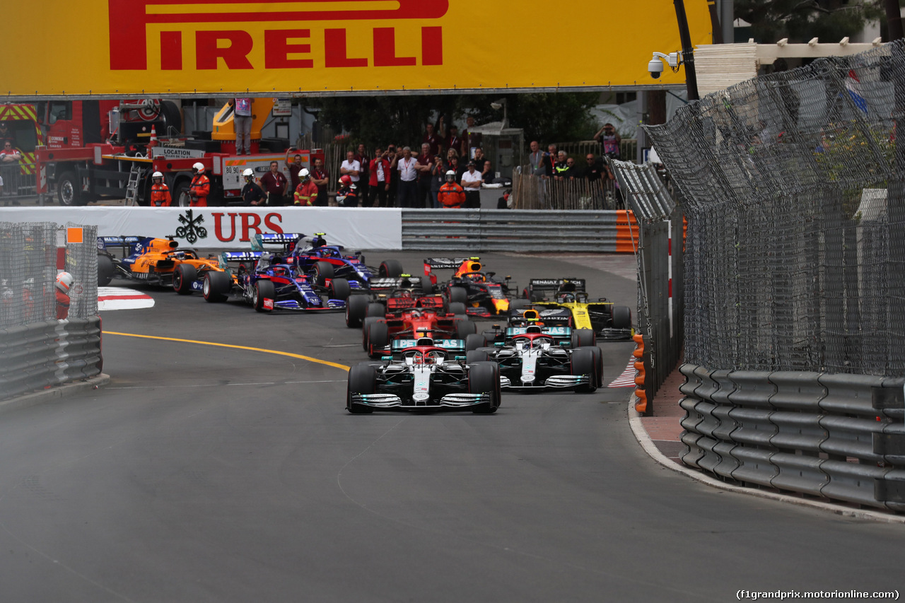 GP MONACO, 26.05.2019 - Gara, Start of the race
