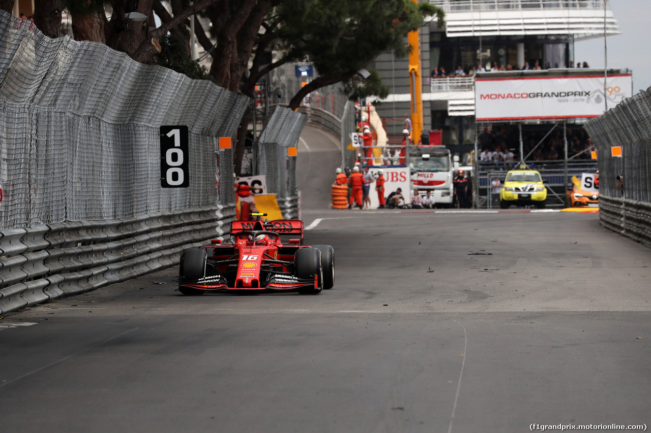 GP MONACO, 26.05.2019 - Gara, Charles Leclerc (MON) Ferrari SF90