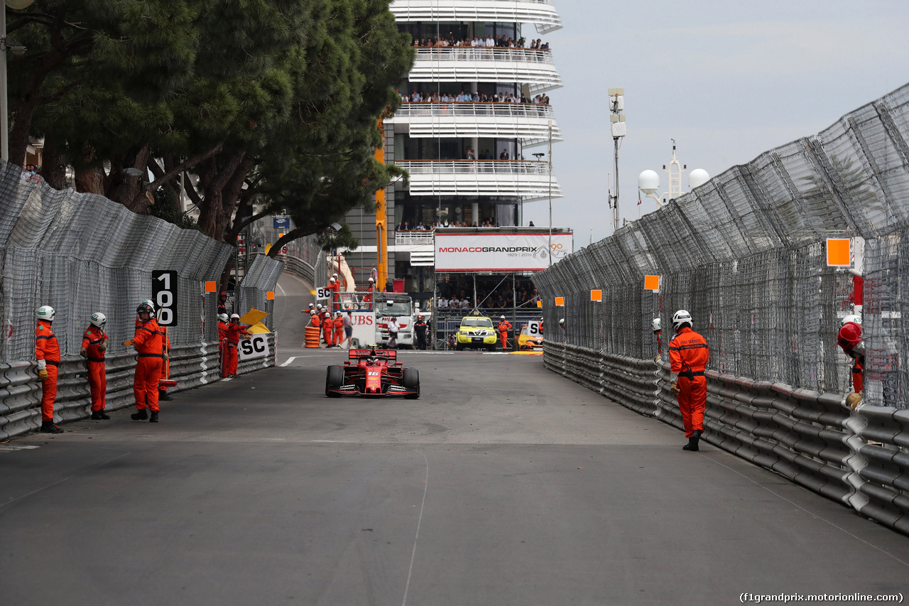 GP MONACO, 26.05.2019 - Gara, Charles Leclerc (MON) Ferrari SF90
