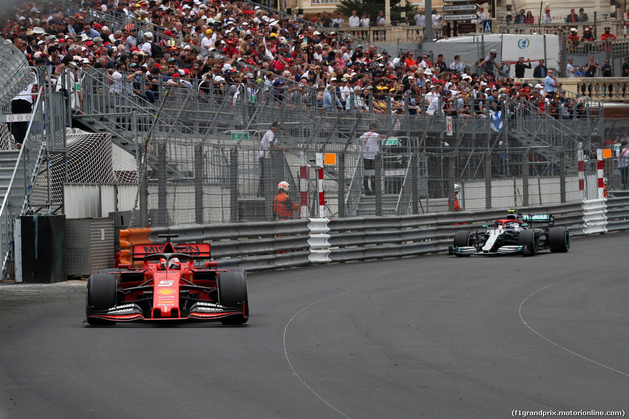 GP MONACO, 26.05.2019 - Gara, Sebastian Vettel (GER) Ferrari SF90