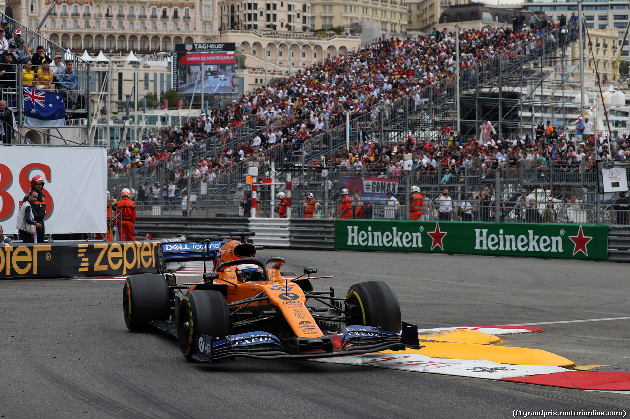 GP MONACO, 26.05.2019 - Gara, Carlos Sainz Jr (ESP) Mclaren F1 Team MCL34