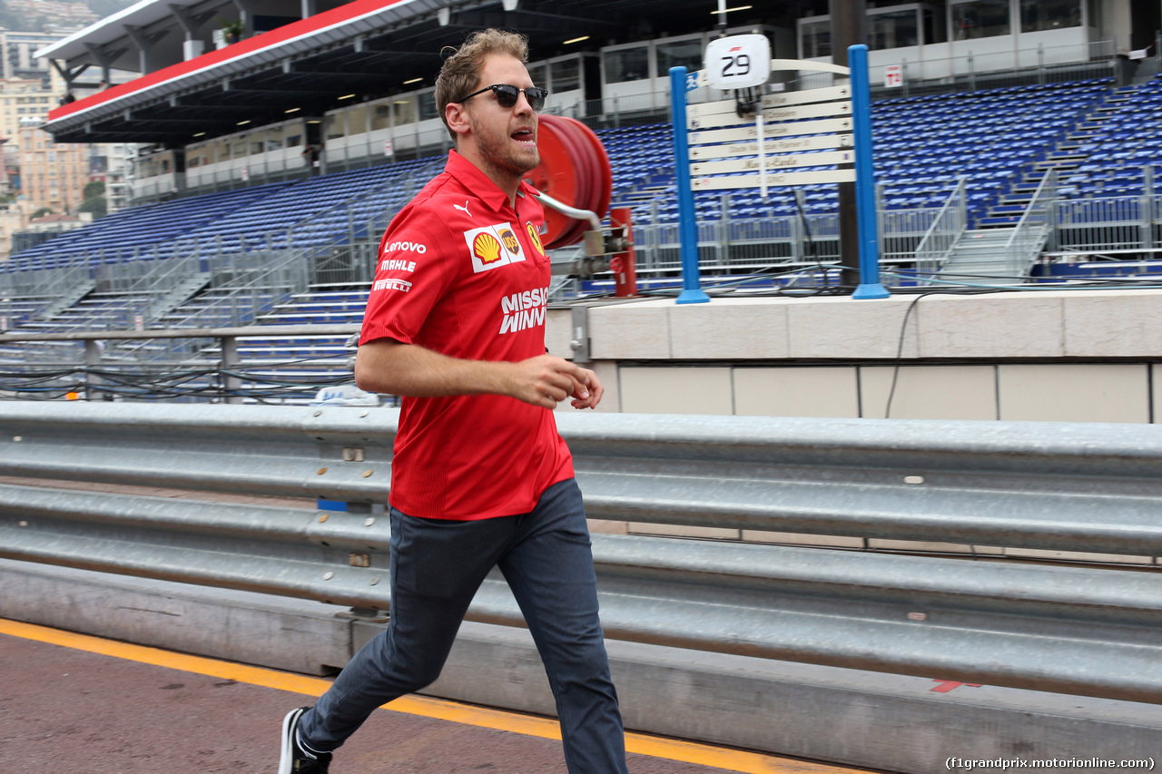 GP MONACO, 22.05.2019 - Sebastian Vettel (GER) Ferrari SF90