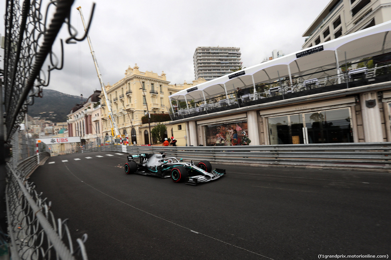 GP MONACO, 23.05.2019 - Prove Libere 1, Lewis Hamilton (GBR) Mercedes AMG F1 W10