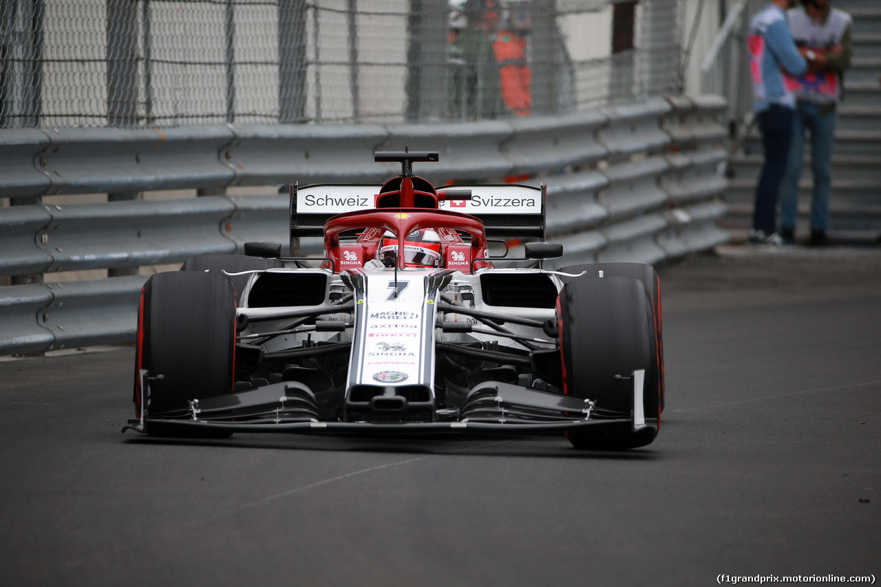 GP MONACO, 23.05.2019 - Prove Libere 1, Kimi Raikkonen (FIN) Alfa Romeo Racing C38