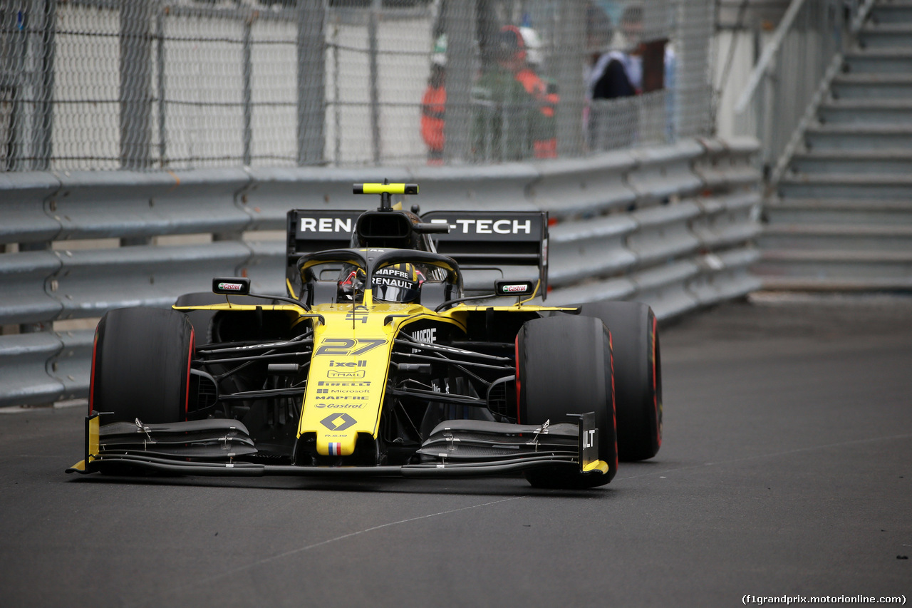 GP MONACO, 23.05.2019 - Prove Libere 1, Nico Hulkenberg (GER) Renault Sport F1 Team RS19