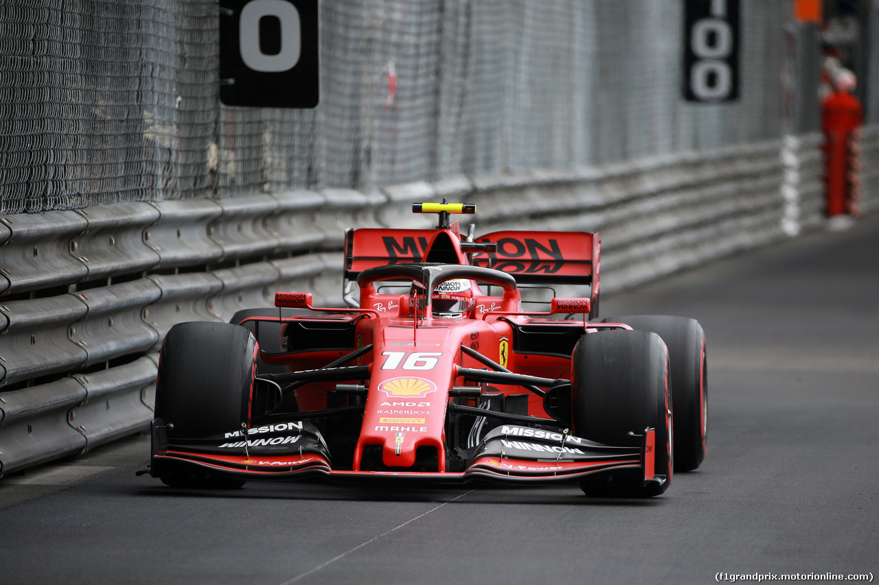 GP MONACO, 23.05.2019 - Prove Libere 1, Charles Leclerc (MON) Ferrari SF90