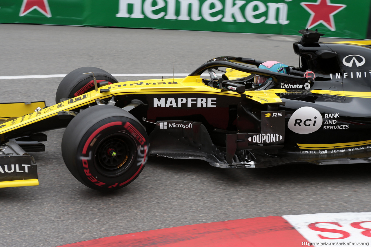 GP MONACO, 23.05.2019 - Prove Libere 1, Daniel Ricciardo (AUS) Renault Sport F1 Team RS19