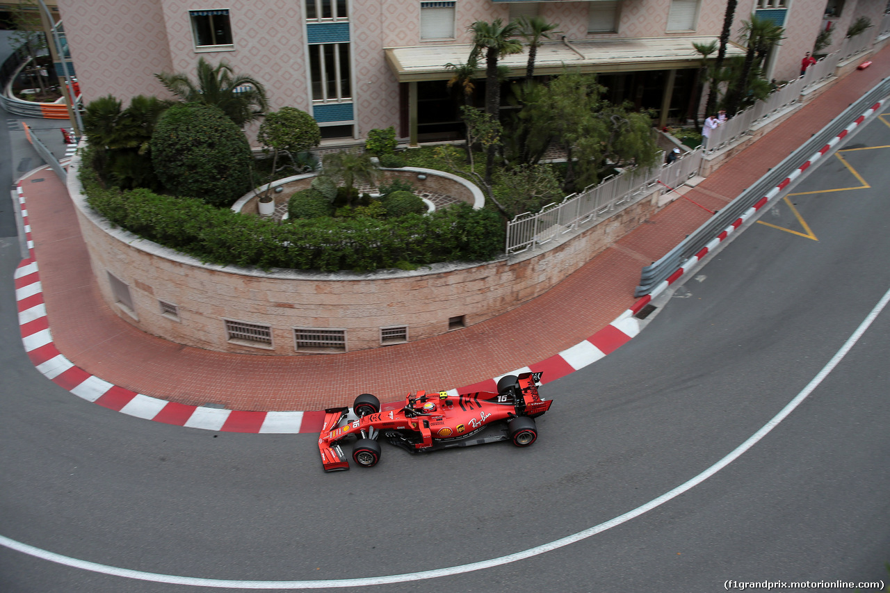 GP MONACO, 23.05.2019 - Prove Libere 1, Charles Leclerc (MON) Ferrari SF90