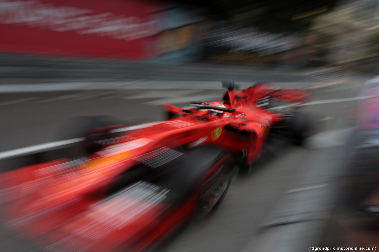 GP MONACO, 23.05.2019 - Prove Libere 1, Sebastian Vettel (GER) Ferrari SF90