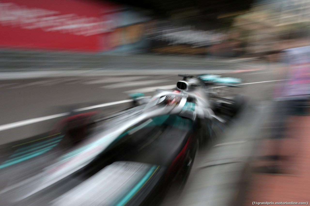 GP MONACO, 23.05.2019 - Prove Libere 1, Lewis Hamilton (GBR) Mercedes AMG F1 W10