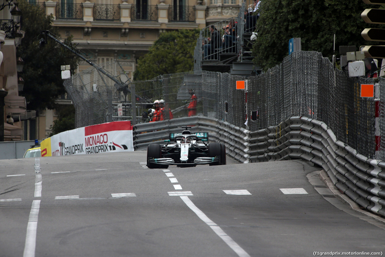 GP MONACO, 23.05.2019 - Prove Libere 1, Lewis Hamilton (GBR) Mercedes AMG F1 W10