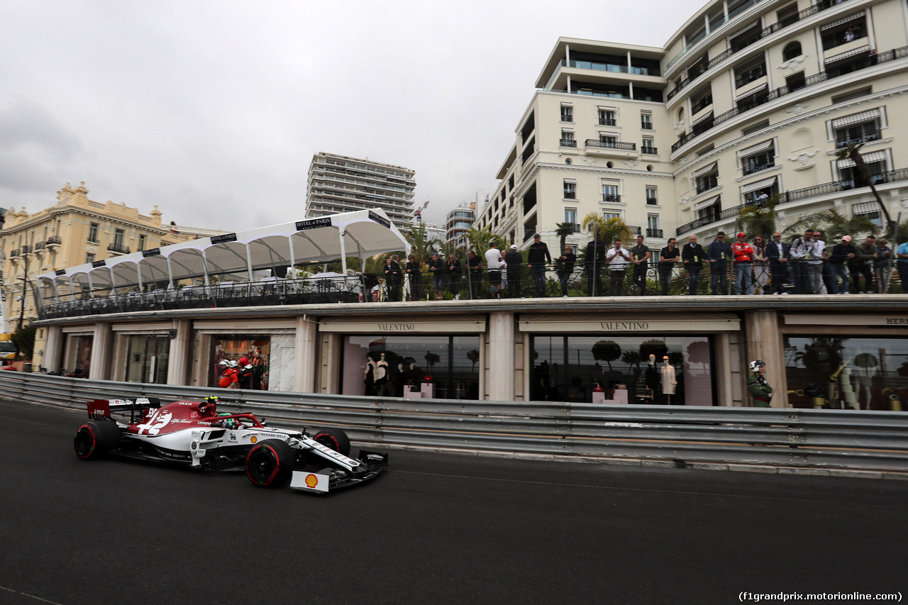 GP MONACO, 23.05.2019 - Prove Libere 1, Antonio Giovinazzi (ITA) Alfa Romeo Racing C38