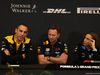 GP MONACO, 23.05.2019 - Conferenza Stampa, Cyril Abiteboul (FRA) Renault Sport F1 Managing Director, Christian Horner (GBR), Red Bull Racing Team Principal e Claire Williams (GBR) Williams Deputy Team Principal.