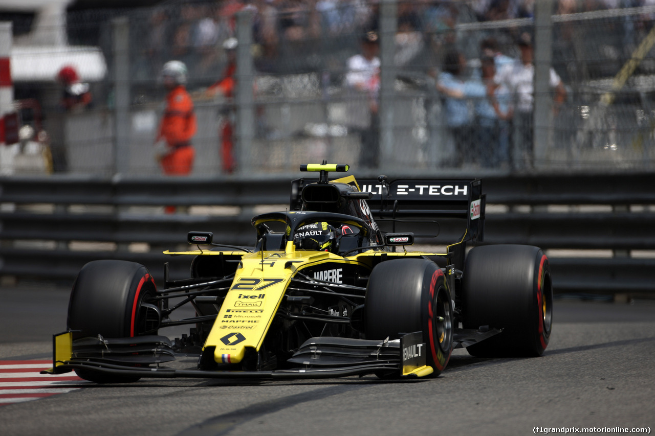 GP MONACO, 25.05.2019 - Prove Libere 3, Nico Hulkenberg (GER) Renault Sport F1 Team RS19