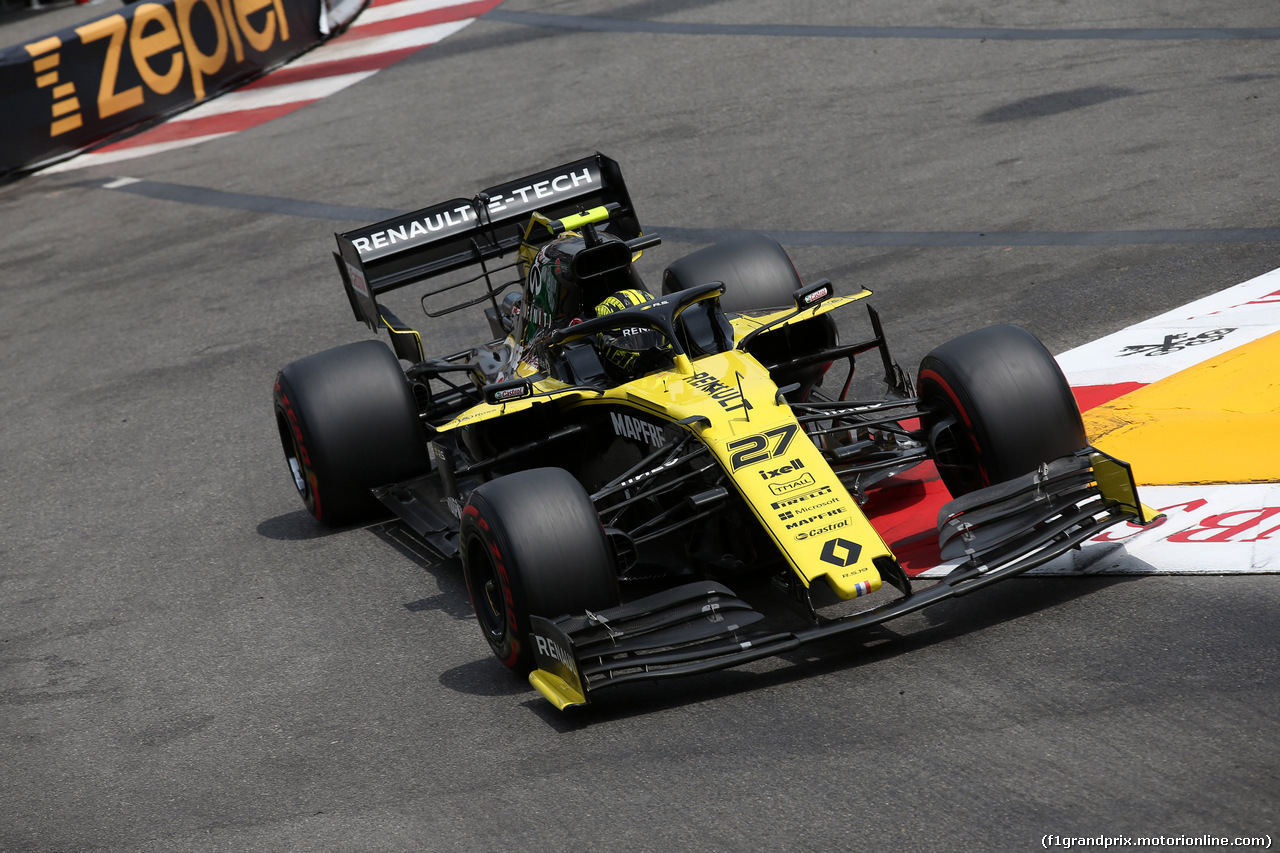 GP MONACO, 25.05.2019 - Prove Libere 3, Nico Hulkenberg (GER) Renault Sport F1 Team RS19