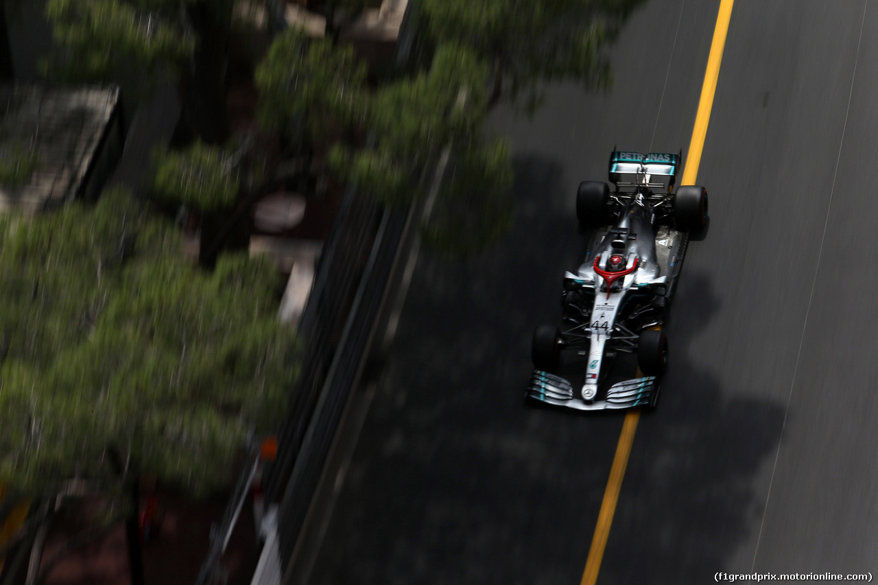 GP MONACO, 25.05.2019 - Prove Libere 3, Lewis Hamilton (GBR) Mercedes AMG F1 W10