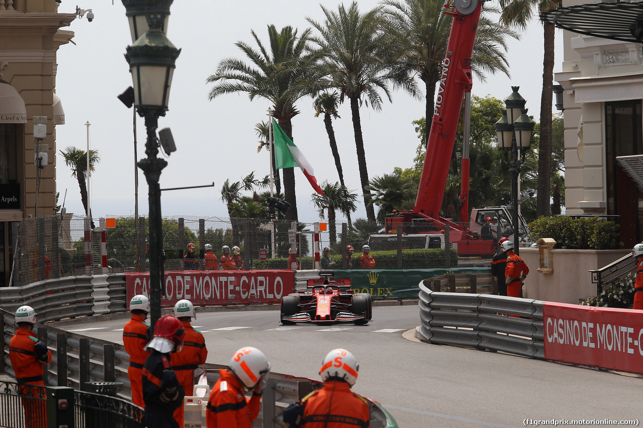 GP MONACO, 25.05.2019 - Prove Libere 3, Sebastian Vettel (GER) Ferrari SF90