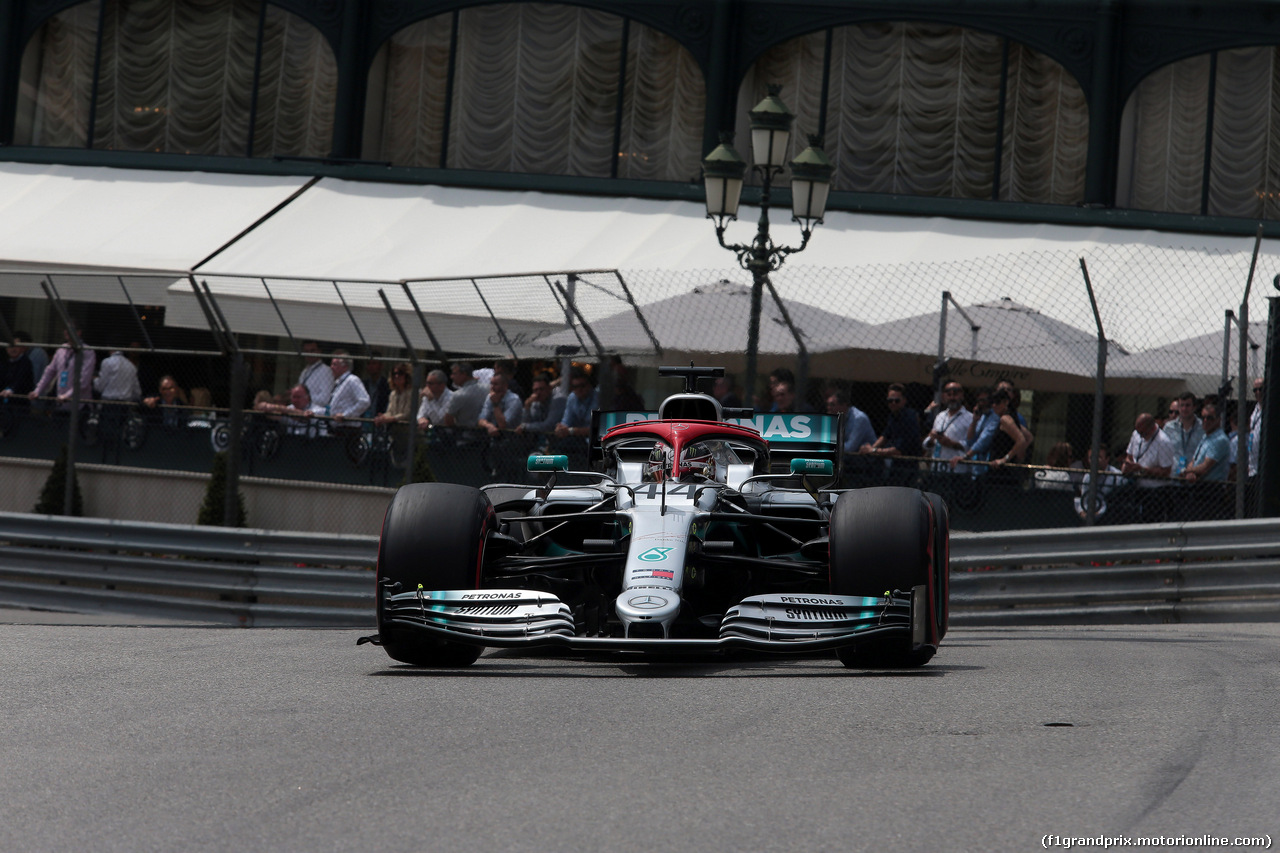 GP MONACO, 25.05.2019 - Prove Libere 3, Lewis Hamilton (GBR) Mercedes AMG F1 W10