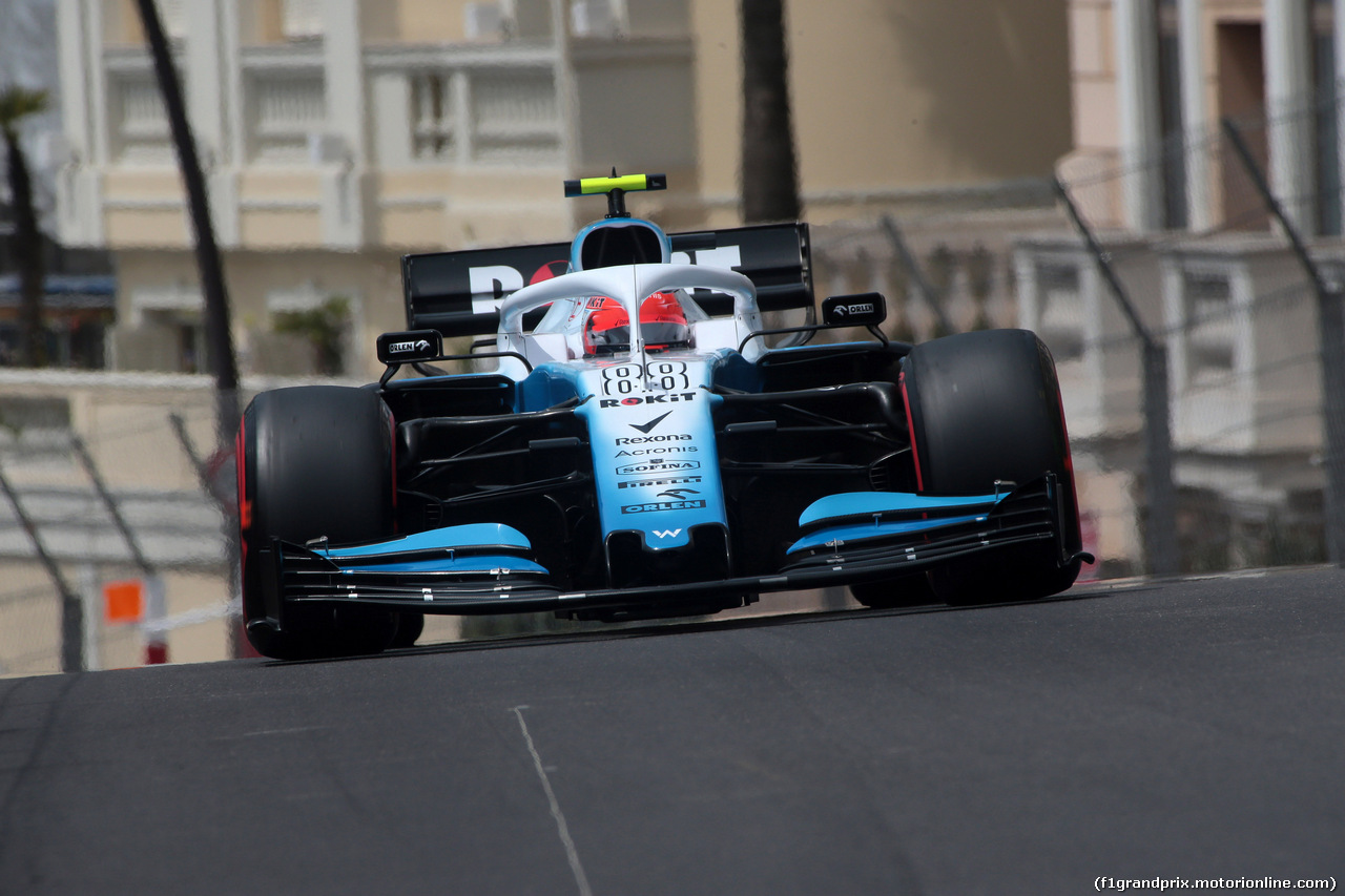 GP MONACO, 25.05.2019 - Prove Libere 3, Robert Kubica (POL) Williams Racing FW42