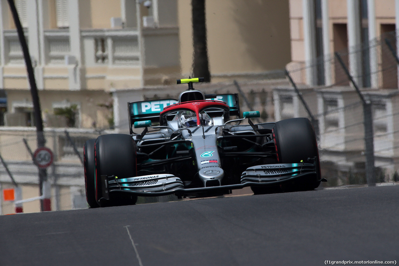 GP MONACO, 25.05.2019 - Prove Libere 3, Valtteri Bottas (FIN) Mercedes AMG F1 W010