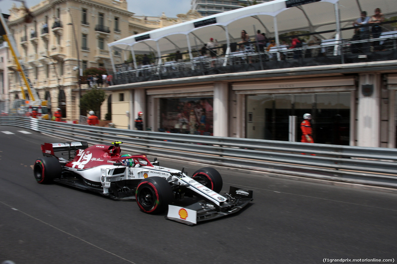 GP MONACO, 25.05.2019 - Prove Libere 3, Antonio Giovinazzi (ITA) Alfa Romeo Racing C38