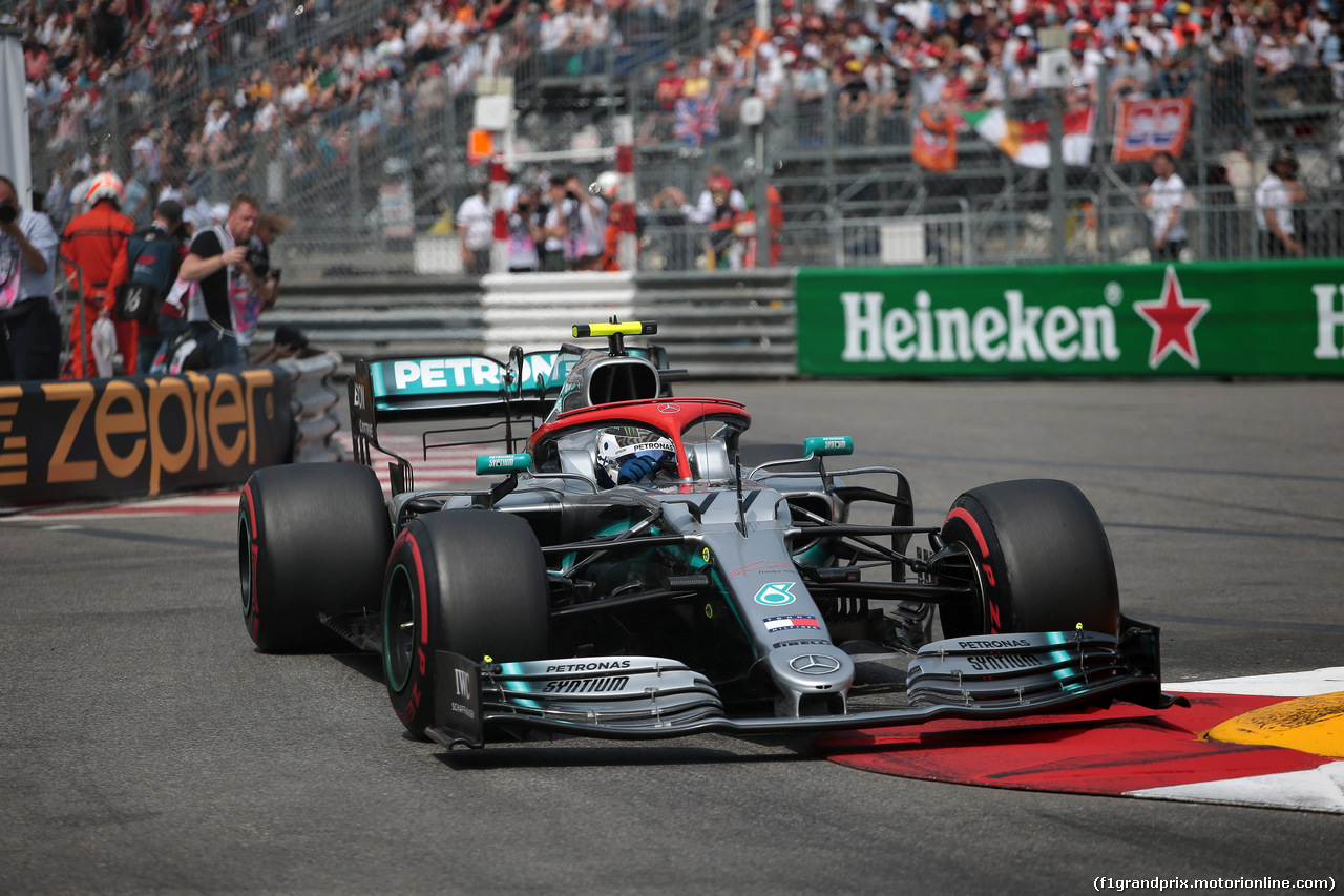 GP MONACO, 25.05.2019 - Qualifiche, Valtteri Bottas (FIN) Mercedes AMG F1 W010