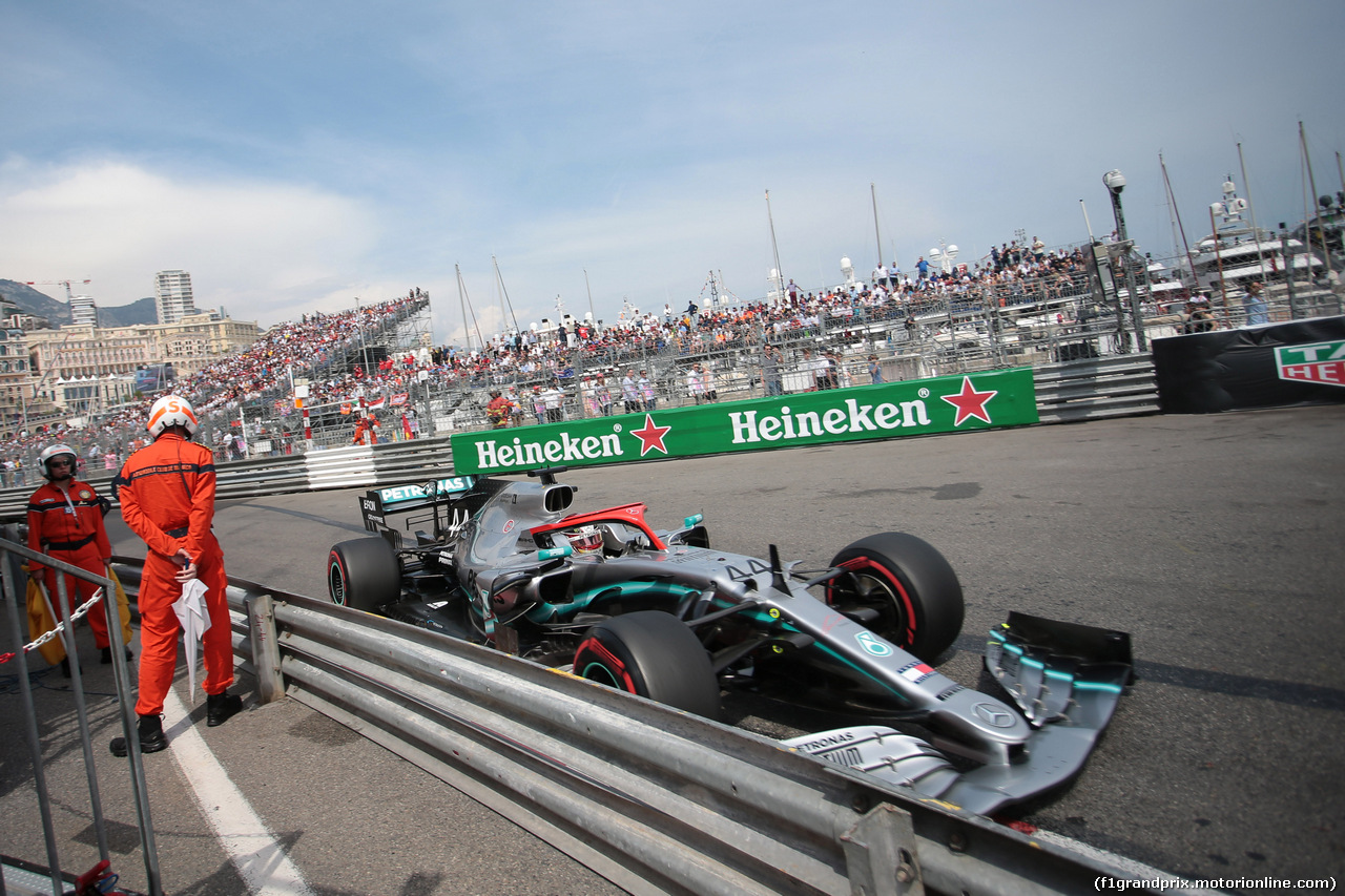 GP MONACO, 25.05.2019 - Qualifiche, Lewis Hamilton (GBR) Mercedes AMG F1 W10